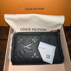 Louis Vuitton Card Holder Recto Verso Black